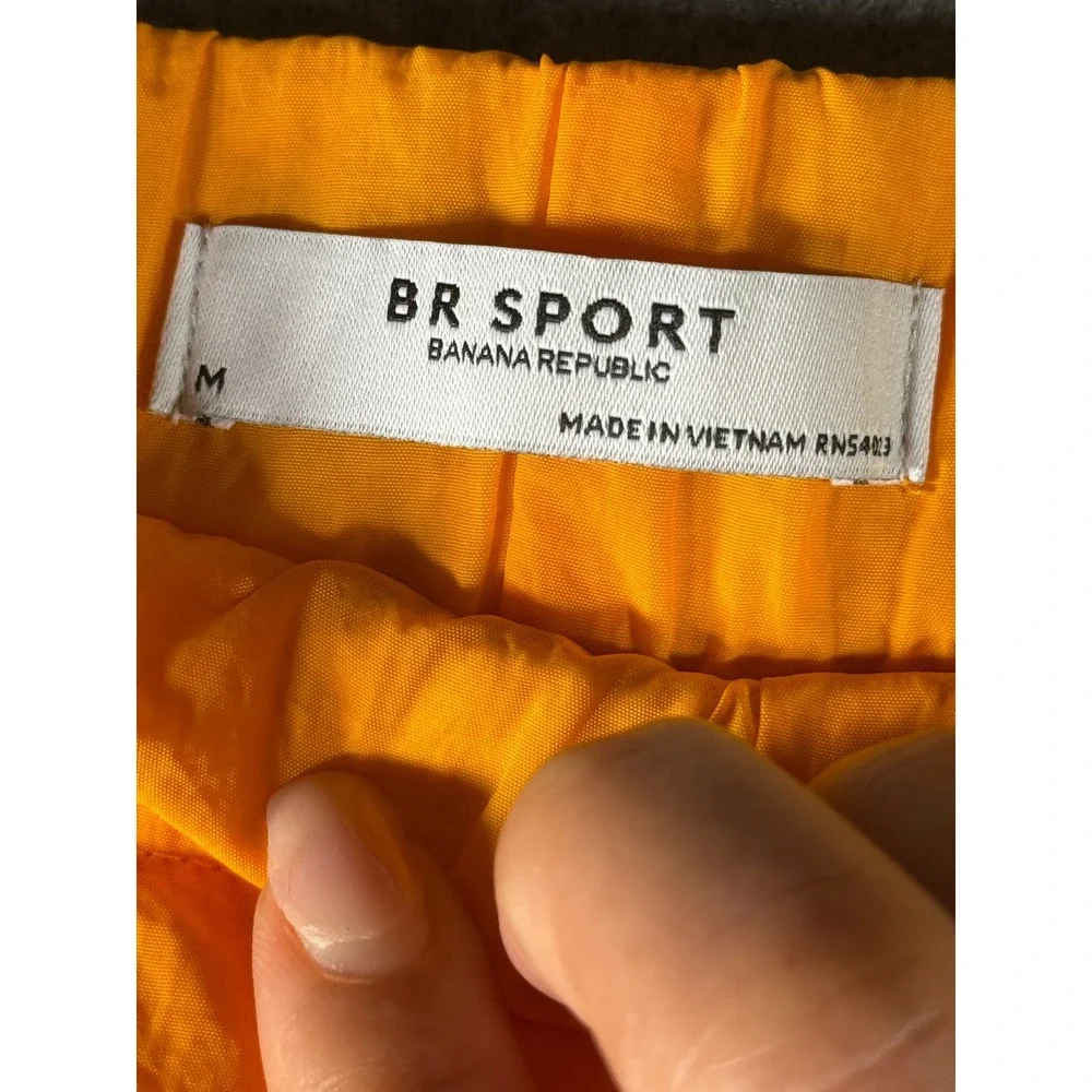 BR Sport Banana Republic Orange Athletic Training Shorts Mens Medium